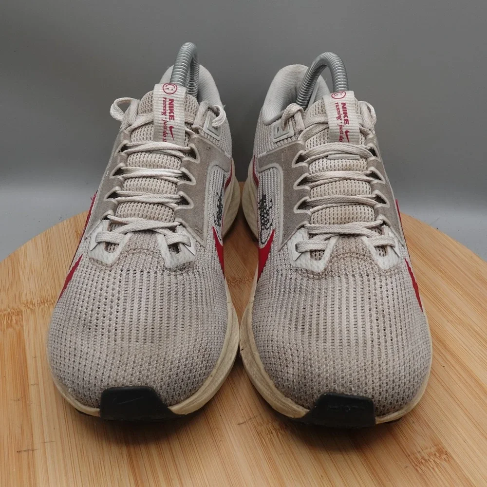 Nike Shoes Womens 8 White Red Air Zoom Pegasus 40 PRM‎ Running FB7703 100 Flaws